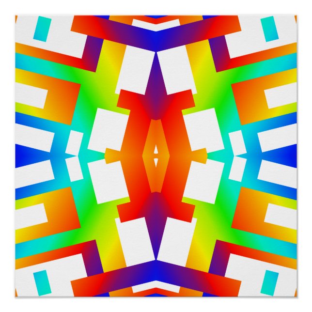 Regenbogenstreifus Poster (Vorderseite)