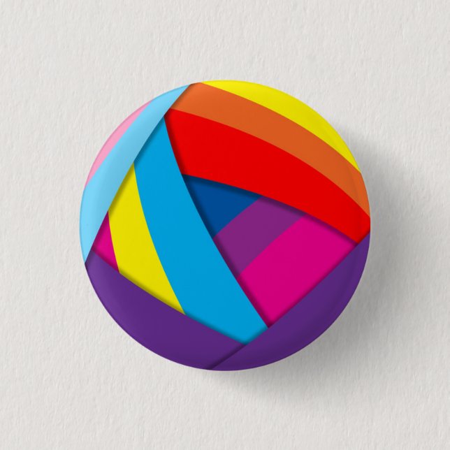 Regenbogenstrudel Button (Vorderseite)