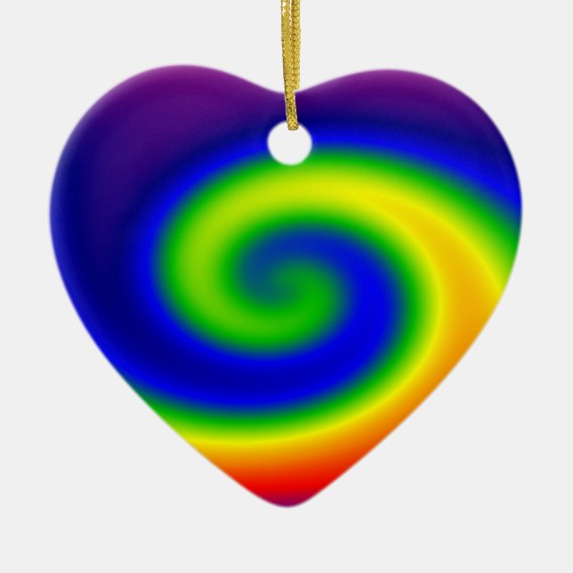 RegenbogenSurf Keramikornament (Vorne)