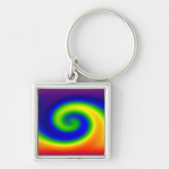 RegenbogenSurf Schlüsselanhänger (Vorne)