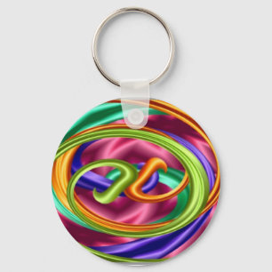 Regenbogentaffy-Zug-Schlüsselkette Schlüsselanhänger