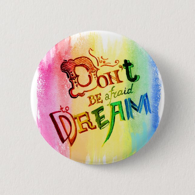 Regenbogentraum Button (Vorderseite)