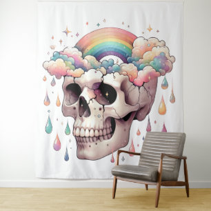 Regenbogenträume Wandteppich