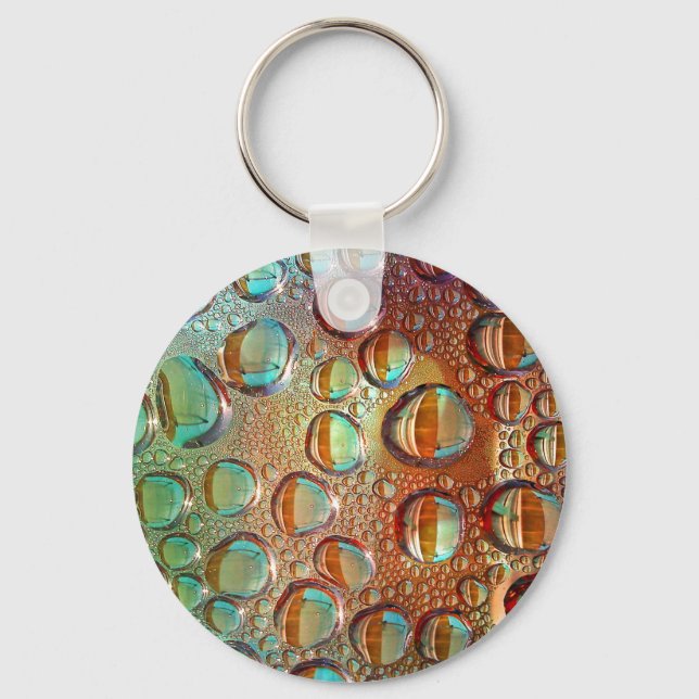 Regenbogentropfen Schlüsselanhänger (Vorderseite)