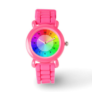Regenbogenuhr Armbanduhr