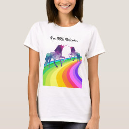 RegenbogenUnicorn - der T - Shirt der Frauen