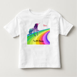 RegenbogenUnicorn - der T - Shirt des Mädchens