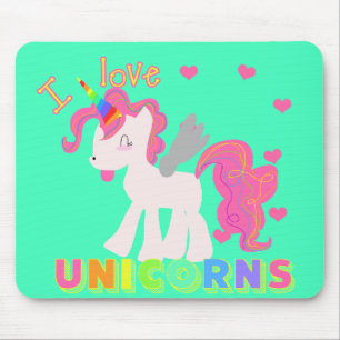 RegenbogenUnicorn Mousepad Mausunterlage I