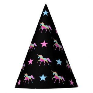 RegenbogenUnicorn und Stern-Party-Hut Partyhütchen