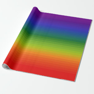 Regenbogenverlauf gestreift geschenkpapier
