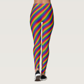 Regenbogenverlauf gestreift leggings