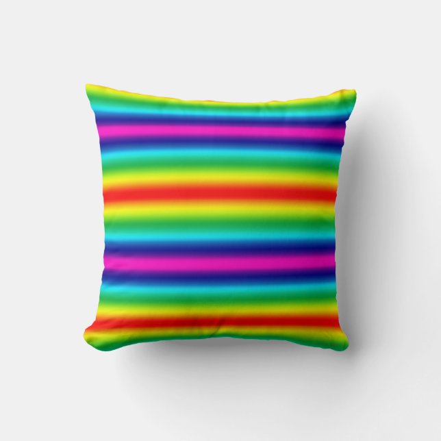 Regenbogenverlauf. Kissen (Vorderseite)