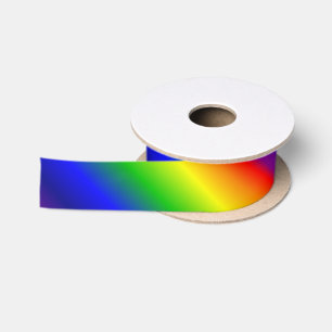 Regenbogenverlauf Satinband