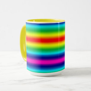 Regenbogenverlauf. Tasse
