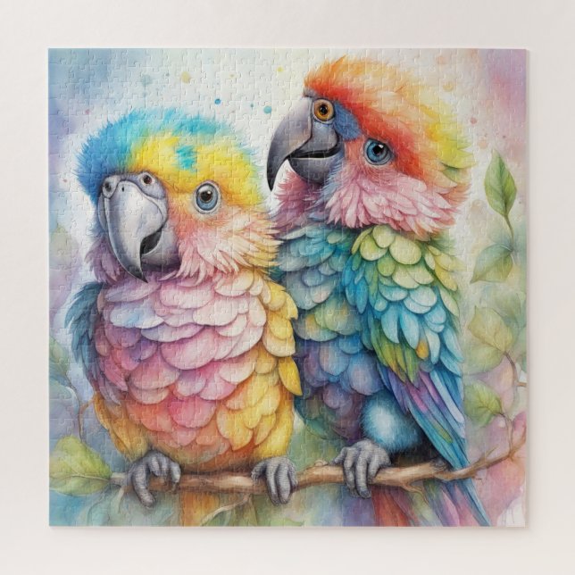 Regenbogenvögel Papageien 1 (Vertikal)