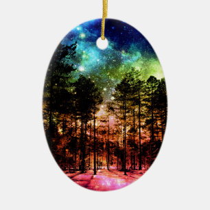 Regenbogenwald Keramikornament