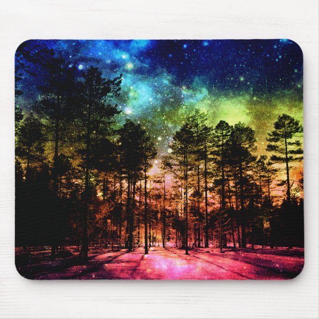 Regenbogenwald Mousepad (Vorne)