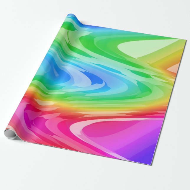 Regenbogenwälder Geschenkpapier (Ungerollt)