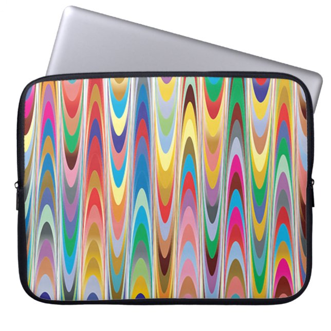 Regenbogenwälder Laptopschutzhülle (Vorderseite)