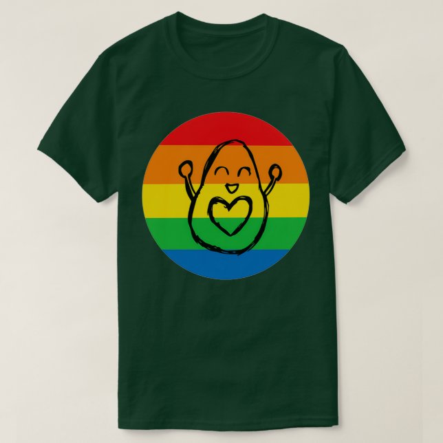 Regenbogenweide T-Shirt (Design vorne)