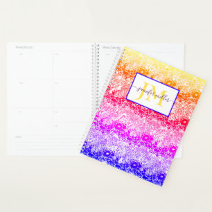 Regenbogenwelle personalisiert planer
