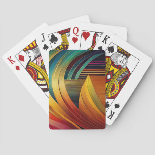 Regenbogenwelle Spielkarten