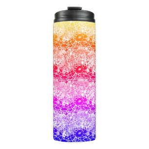 Regenbogenwelle Thermosbecher