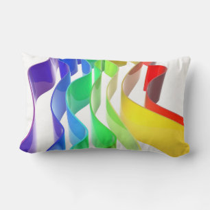 Regenbogenwellen Lendenkissen