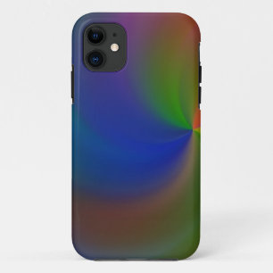 Regenbogenwirbel iPhone 11 Hülle