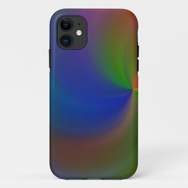 Regenbogenwirbel Case-Mate iPhone Hülle (Rückseite)