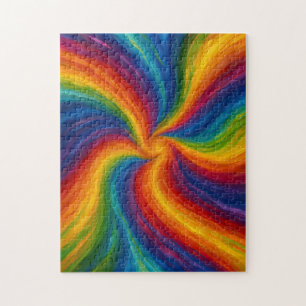 Regenbogenwirbel-Texturmalerei