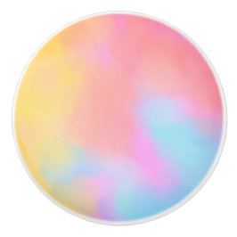 Regenbogenwolke Keramikknauf