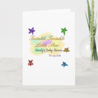 Regenbogenwolken funkeln Twinkle Little Star Baby