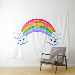 Regenbogenwolken Tapestry Wandteppich