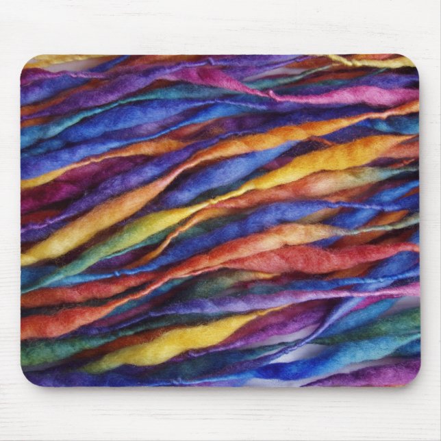 Regenbogenwollen Mousepad (Vorne)