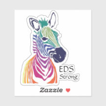Regenbogenzebra, EDS stark