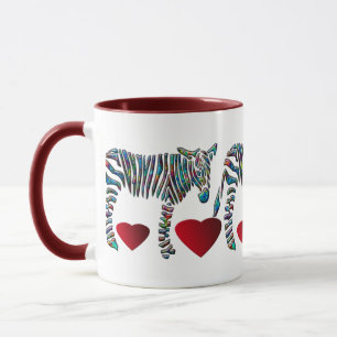 RegenbogenZebra Tasse