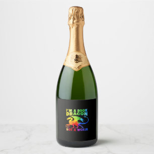Regenbows Ich bin ein Buchdrachen, kein Wurm-LGBT-