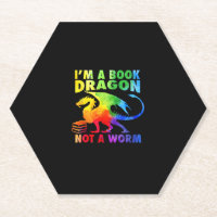 Regenbows Ich bin ein Buchdrachen, kein Wurm-LGBT-
