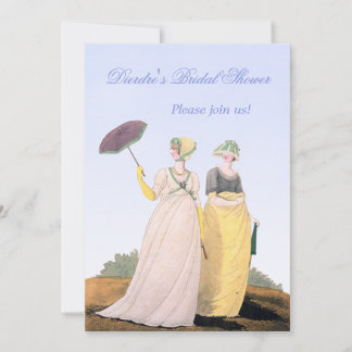 Régence Mariage personnalisé Invitations de douche