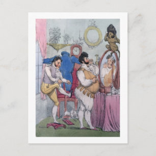 Regency a la Mode, 1812 (Farbätzung) Postkarte
