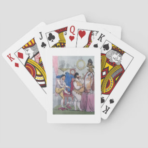 Regency a la Mode, 1812 (Farbätzung) Spielkarten