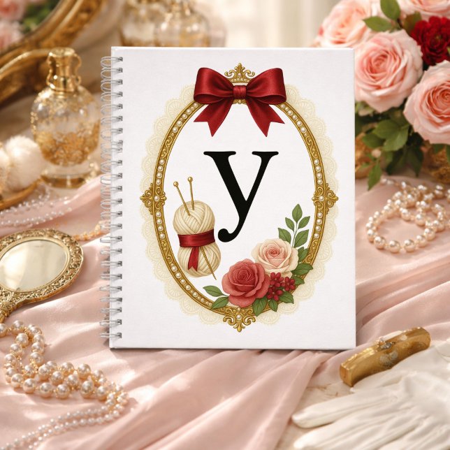 Regency Art Letter Y Luxury Monogram Journal Notizbuch (Von Creator hochgeladen)
