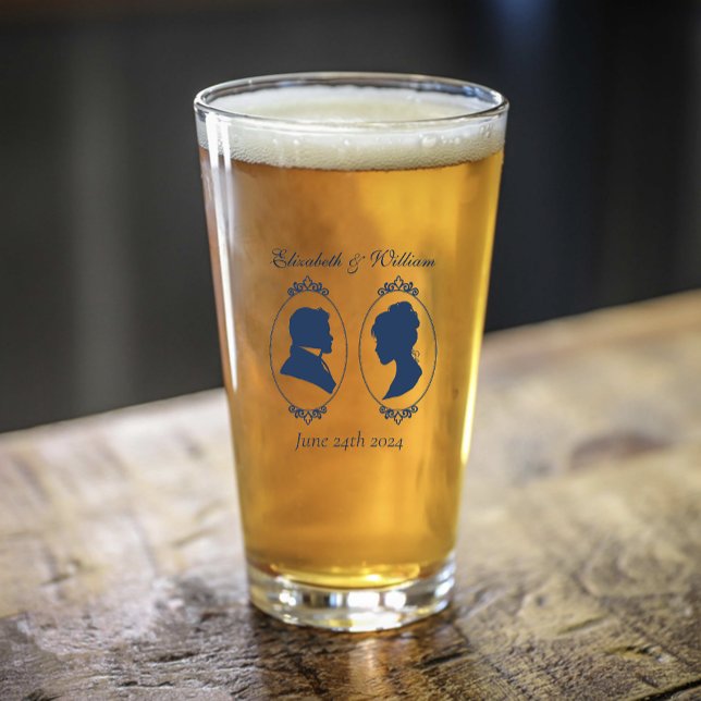 Regency Blue Cameo Wedding Glas (Von Creator hochgeladen)