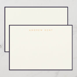 Regency Border Flat Note Card 5"x7" Mitteilungskarte