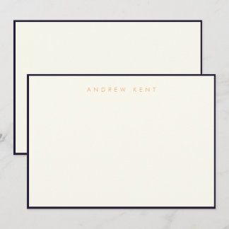 Regency Border Flat Note Card 5"x7" Mitteilungskarte