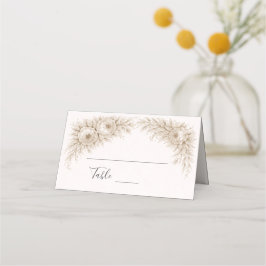 Regency Botanical Engraving Wedding  Platzkarte