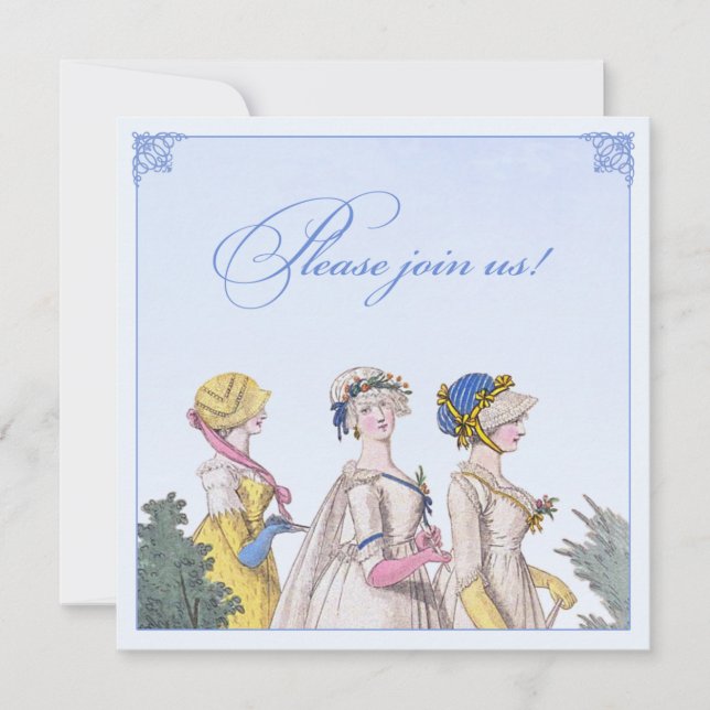 Regency Bridesmaitres Déjeuner sur invitation pers (Devant)