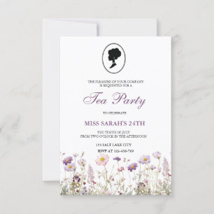 Regency-Gartenparty-Einladung Einladung