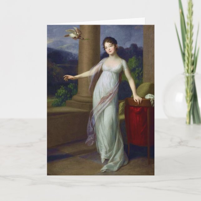 Regency-Gelage Karte (Vorderseite)